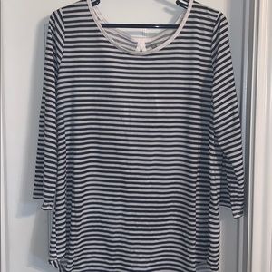 Navy and White shirt